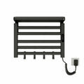 Intelligent Stainless Steel Heated Towel Rack with Double Towel Bars Modern Design for Bathroom Use