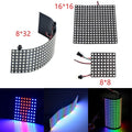 WS2812B RGB Flexible LED Panel Matrix Screen Module 8X8 16x16 32x32 Pixel Individually Addressable App Control DC5V