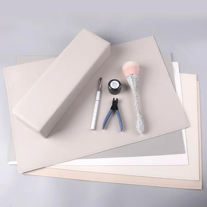 TSZS Professional PU Leather Manicure Table Arm Rest Nail Pad Pillow Set Cushion Nail Hand Pillows for Nail Salon