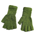 Fuzzy Winter Half Finger Fingerless Gloves for Women-Warm Windproof Breathable Eco-Friendly Cycling Outdoor Daily Sports Use