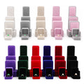 Wholesale Multi Colors Ring Stud Jewellery Gift Box Flannelette Packing Box Rounded Corner Flannel Velvet Jewelry Box