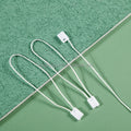 Custom Clothing Accessories Security Seal Hang Tag String Plastic Seal Tag Bullet Head hang Tag Rope