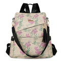 Convertible Shoulder Flower Simple Stylish Luxury Designer Fashion Antitheft Ladies Backpack Bags