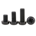 M2 M2.5 M3 M4 M5 M6 White/black Nylon Plastic Insulation Phillips Cross Recessed Round Pan Head Machine Screw