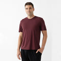 Custom Men's O-Neck T-Shirt Premium Modern Fitted Bamboo Classic Design Knitted Undershirt