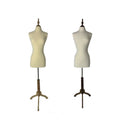 Clothes Store Female Wedding Dress Famale Up-Body Plastic Mannequins White Cotton Cloth Garment Window Display Stand
