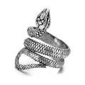 Snake Ring Animal Punk Vintage Ring Set for Men Women Retro Opening Adjustable Ring