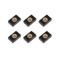 M6 Copper Sliding Nut Side Mount Slide Track Rail Fishing Rod Pole Holder Mounting Base T Slot Nut for Kayak Boat Canoe