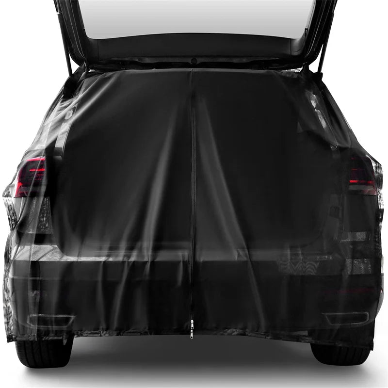 Car Camping Net Breathable Mesh Polyester Car Tailgate Insect Screen Window Rear Mosquito Net Sunshade