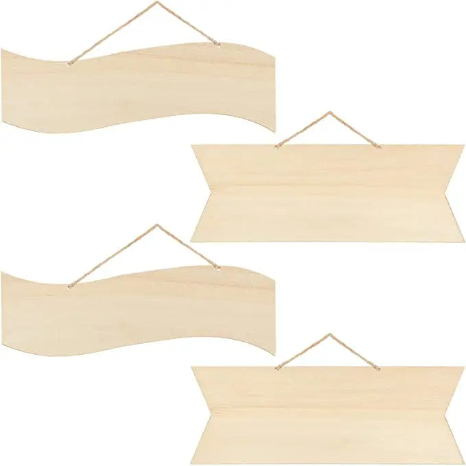 JUNJI Luxury Modern Wood Craft Unfinished DIY Wall Decor for Home for Gifts