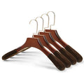 LOGO Design Velvet Hanger and Wooden Hangers Flocking Clothes Hanger with 360 Rotatable Function