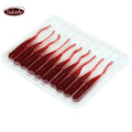 TAKEDO LD23 40mm/0.4g 10pcs/bag High Quality TPR Material  Needle Tail Fishing Soft Bait Soft Plastic Bait Soft Plastic Lure