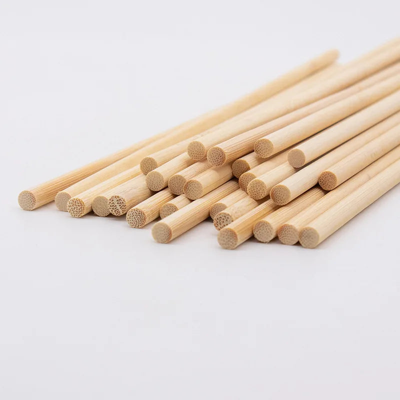 Wholesale Eco-Friendly Home Decor 100% Natural Bamboo Ice Cream Sticks 3mm 20cm for Ice Cream Tools