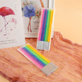 Wholesale Colorful Paraffin Wax Pillar Shaped Birthday Cake Candles with Foil for Christmas Occasions