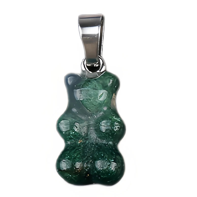 Wholesale Women Fine Fashion Jewelry Pendants Metal Natural Gem Stone Pendant for Jewelry Making