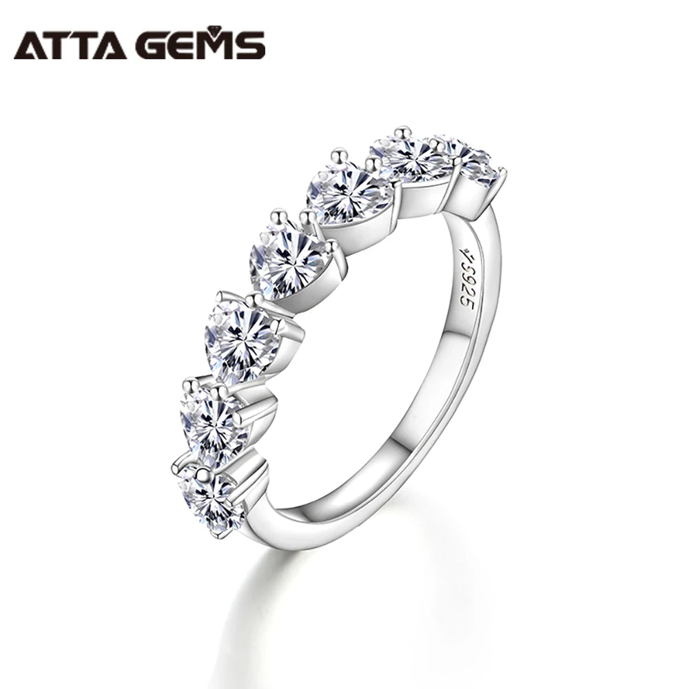 Fine Jewelry D Color VVS Heart Cut Moissanite 925 Sterling Silver Wedding Engagement Ring for Women With Gra Certificate