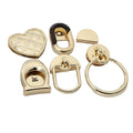 Nolvo World Good Quality Light Gold Series Magnetic Lock Fastening Buckle Snap Button for Bag