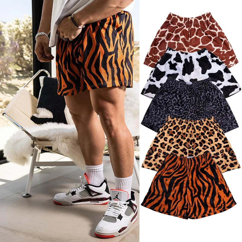 Custom Printed Summer Men Casual Eco-Friendly Sports Running Shorts Quick Dry Loose Fit Mid Waist Drawstring Closure Gym Shorts