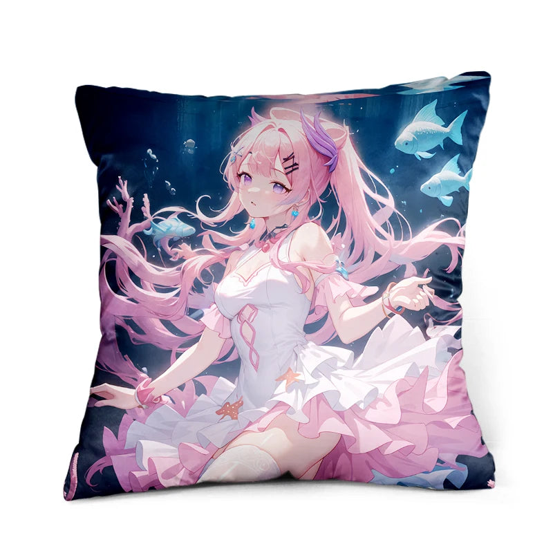 Genshin Impact Dakimakura Cushion Cover Cheap Digital Print Pillow Case Cute Toys Custom Square Pillow Case