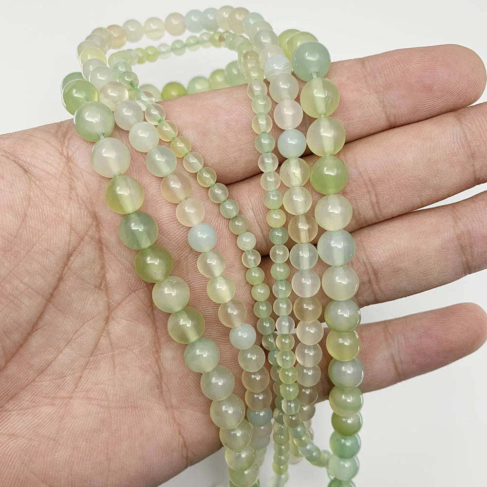 Wholesale 4/6/8/10/12mm Grape Agate Beads Round Gemstone Grape Agate Jade Loose Beads for DIY Bracelet Necklace