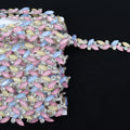 D012 18mm Crystal Cup Chain Shoe Accessories Crystal Rhinestone Chain Trim Roll