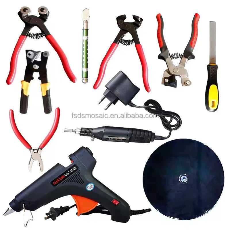 Modern DIY Mosaic Hand Tools DS MOSAIC DSHMT100 for Interior Wall Metal Parquet Design