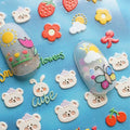 Charm for You Nail Art Sticker Sheet Nail Decal Stickers for Kids Girls Princess