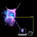 Live Stream Ready 65cm Hologram LED Fan with Multimedia Port Connection for Interactive 3D Advertising Applications