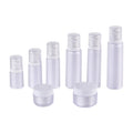 High End White PET Airless Cosmetic Pump Sprayer Bottle and Screen Printed Empty Jars for Lotions and Creams