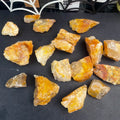 Factory Price Yellow Fire Quartz Hematoid Rough Stone Healing Golden Healer Raw Stone for Feng Shui Decoration Gifts