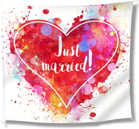 XinLan Top Online Seller Germany Wedding Games Bride and Groom Heart Motif Wedding Heart Sheet for Games