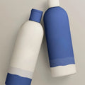 Customized Round Shoulder Gradient Color Plastic Bottle Packaging Frosted PET Material with Screw Filp Cap Lotion Pump Spray