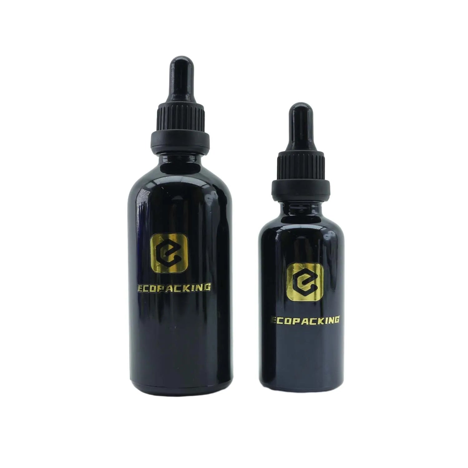 Wholesale Essential Oil Bottle Glass Dropper Bottle 5ml 10ml 15ml 20ml 30ml 50ml 100ml Black Serum Bottles