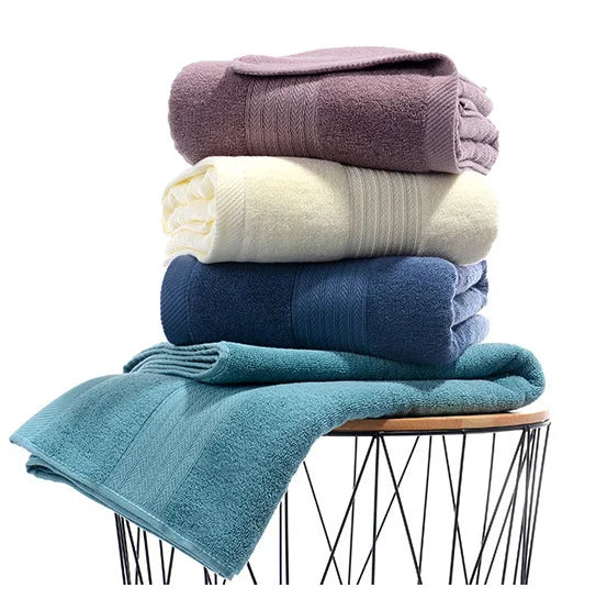 Hot Selling Classic Custom logo Label Branded Bath Hand Face Towels 5 Star Hotel Bath Towel Sets