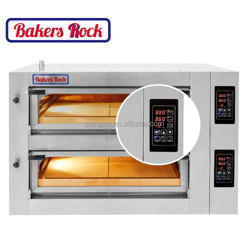 Commercial Electric 400 Degree Oven for Pizza Baking Big Pizza Bakery Oven Deck Stone Oven for Pizza