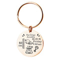 Baby Birthday Commemorative Plaque Newborn Gift High Quality Three Colors Stainless Steel Plated Metal Keychain