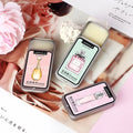 Custom Luxury Empty Child Resistant Solid Perfume Small Mini Empty Rectangle Slide Mint Top Metal Sliding Tin Box