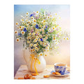 30*40cm Lotus Flower and Leaf  Modern Home Decoration Full Square Diamond Embroidery Flowers 5D Diamond Painting
