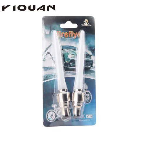 Extended Bicycle Valve Light Warning Light Wheel Colored  Light Cycling Accessories