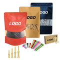 Multicolor Wood Bamboo Golf Tee Accessories Set Original Wood Color Factory Supplied Golf Tees