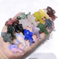 Cheap Price Sale Natural Crystal Animal Hand Made Carved Gemstone Mix Stone Shark