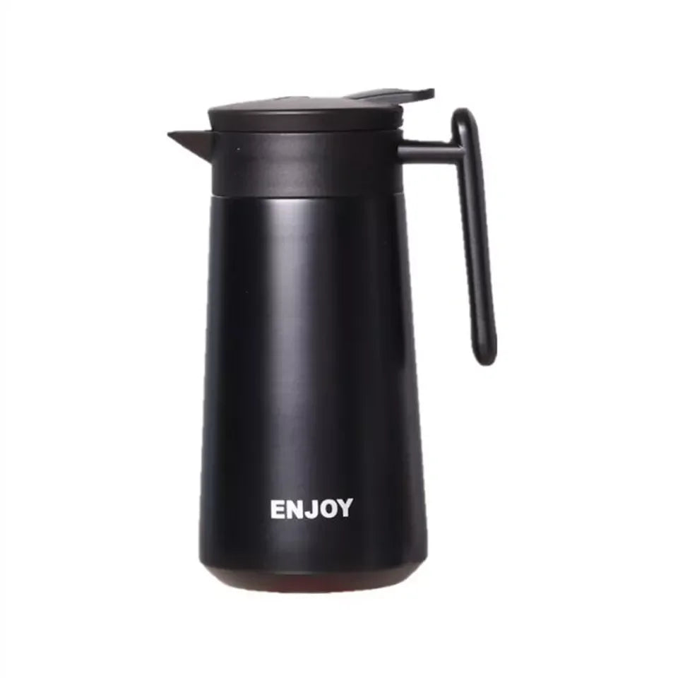 FX Bottle Eco Friendly Stainless Steel Thermal Coffee Carafe Vacuum Insulation Tea Coffee Pot with Press Button and Handle