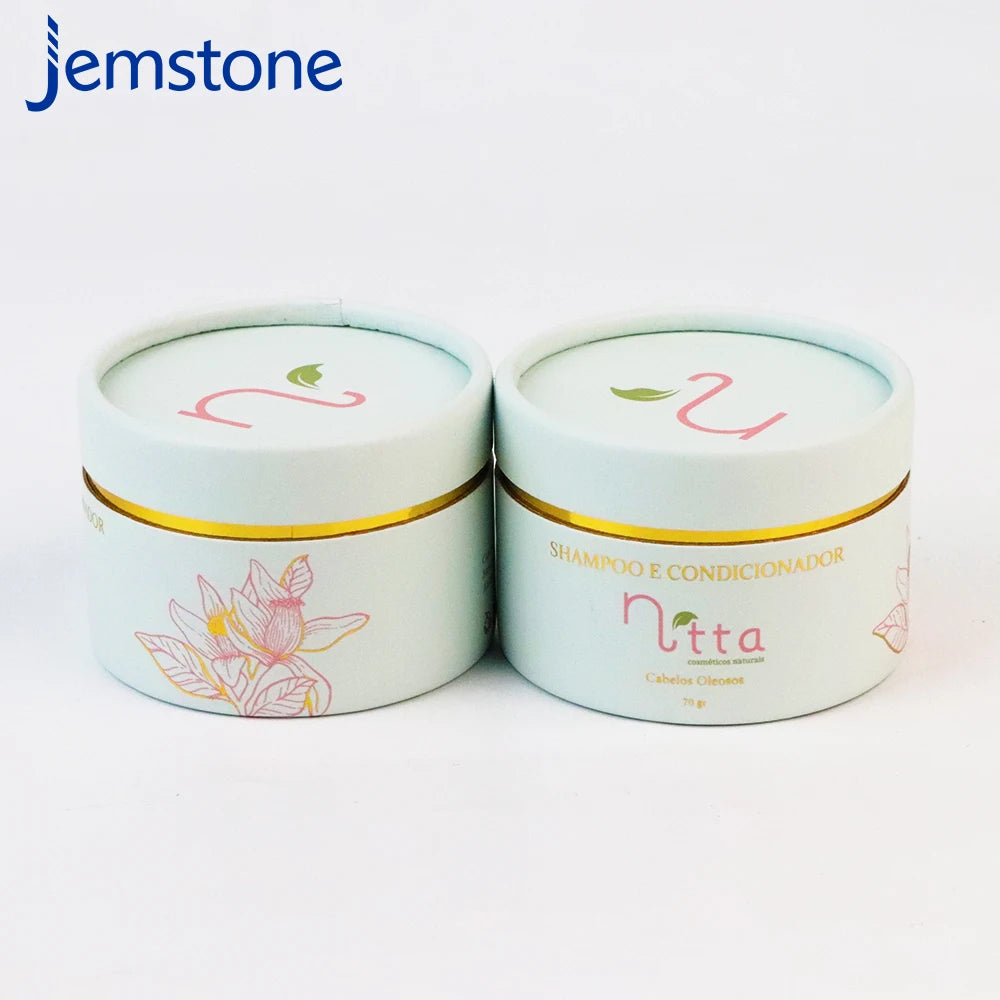 Custom Made Luxury Salt Soap Bath Bomb Paper Tube Packaging Paper Tube Box for Solid Incense