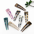 2025 French Style Wavy Hair Stick Vintage Hairpins Cellulose Acetate Wave U Shaped Moon Design Hairpin Women Girls Hair