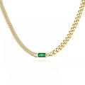 Hip-hop Custom Jewelry Stainless Steel Women Pendant Double Layered Gold Chain Fine Necklace