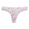 Wholesale Custom 2023 New Transparent Low Waist G-string Womens Printed Lace Panties