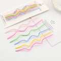 Wholesale Colorful  Wave Shaped Happy Birthday Spiral Candles Long Twisted Cake Decoration Candles for Birthday and Party