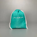 Jewelry Drawstring Pouch Bag Nylon Logo Printed Nylon Jewelry Gift Bag Small Custom Print Nylon Bag Luxury