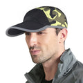 Custom logo Stretchy Fabric Vented Mesh Waterproof Running Hat Golf Camouflage Baseball Cap