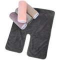 Custom Breathable Microfiber Esthetician Face Towel Beauty Salon Face Forked Skin Care Towels With Split